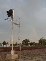 Rainbow Between Searchlights
